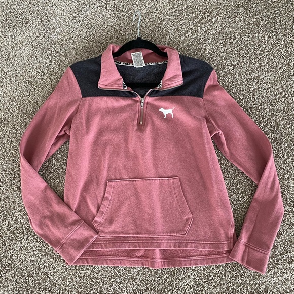 Mauve PINK VS Quarter Zip - Picture 1 of 3